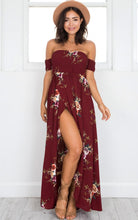 Off shoulder beach summer dress
