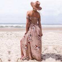 Off shoulder beach summer dress