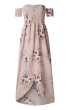 Off shoulder beach summer dress