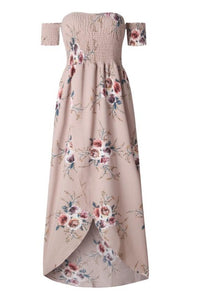 Off shoulder beach summer dress