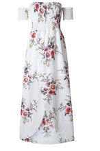 Off shoulder beach summer dress
