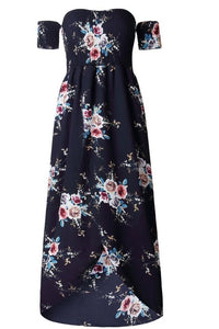 Off shoulder beach summer dress