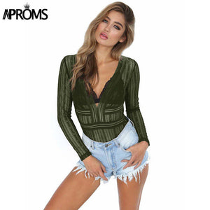 Lace mesh bodysuit