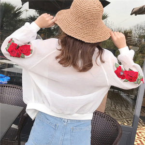 Rose Embroidery Jacket